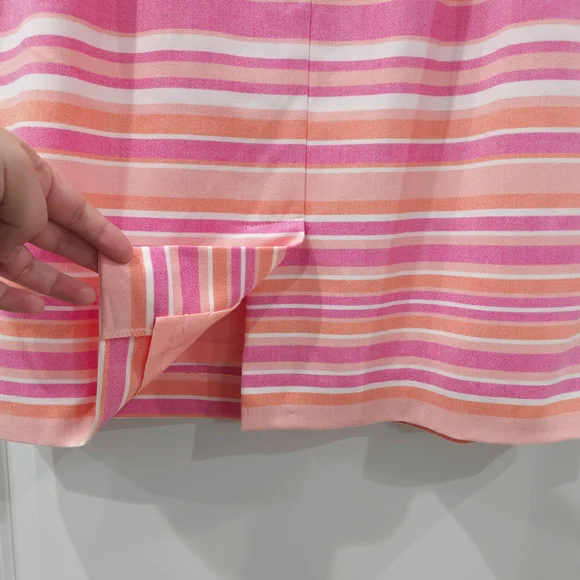 Pink Sheath Midi Dress with Bateau Neckline - Picture 11 of 16